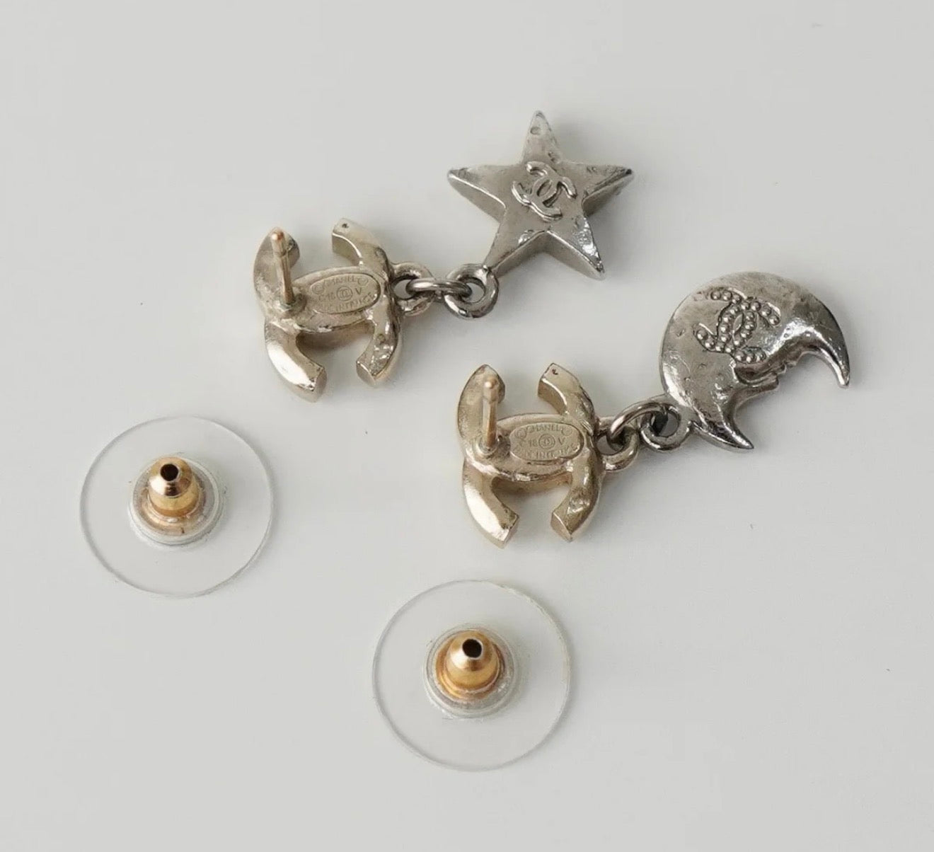 CHANEL CC MOON DROP EARRINGS