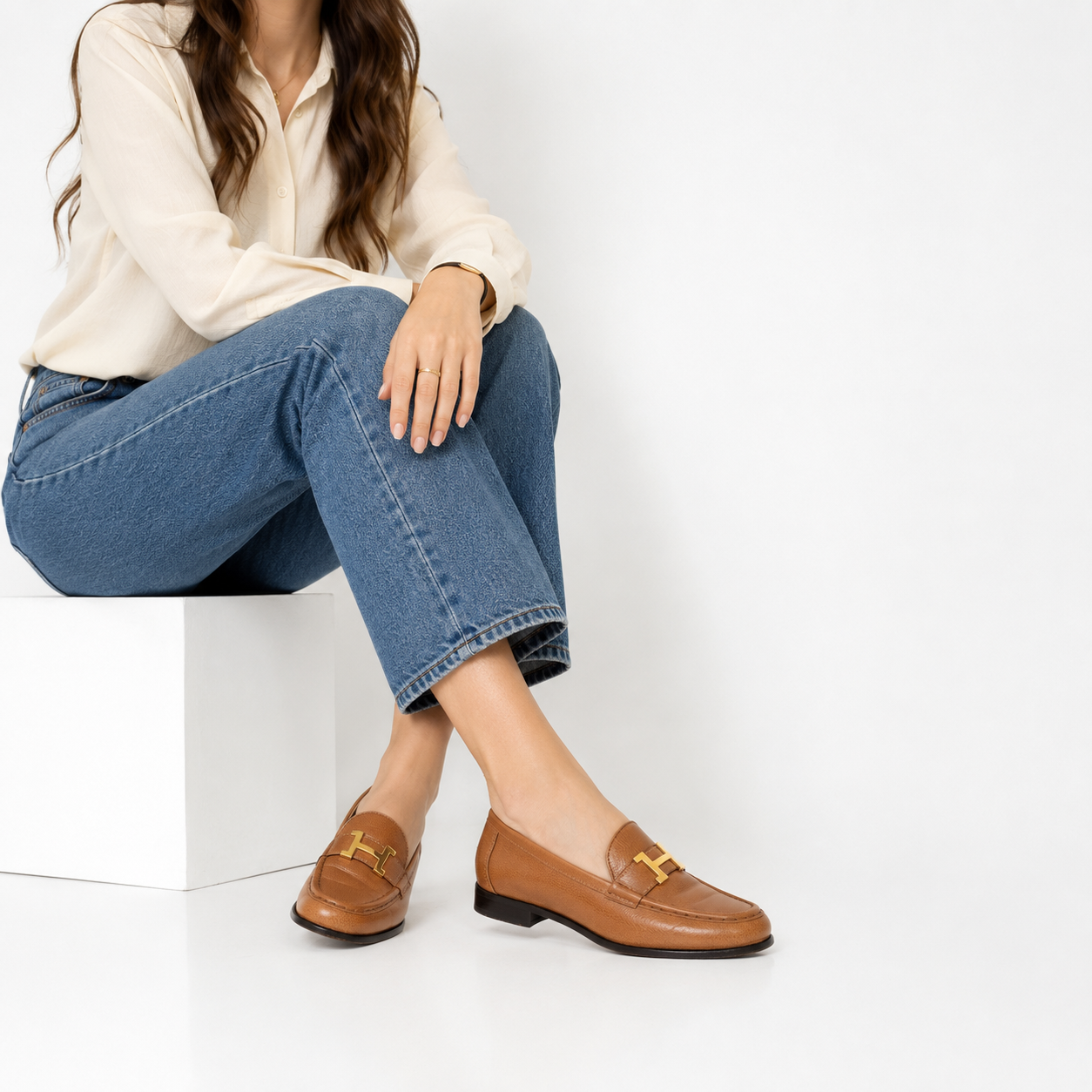 HERMES CONSTANCE WOMENS LOAFER