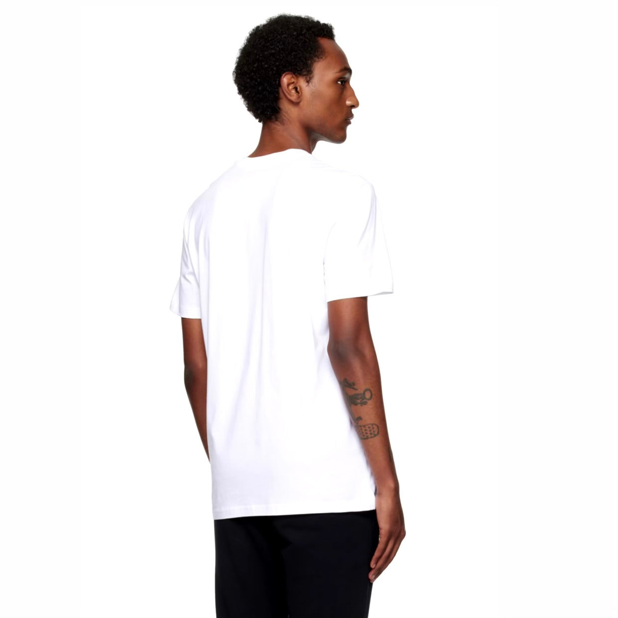 MOSCHINO BLACK TEDDY PATCH T-SHIRT WHITE