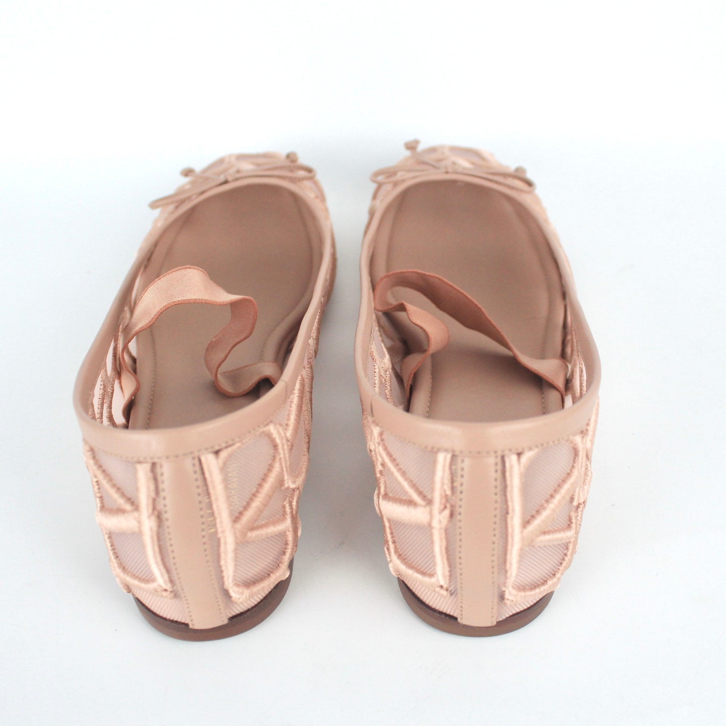 VALENTINO GARAVANI TOILE ICONOGRAPHE BALLERINA SHOES