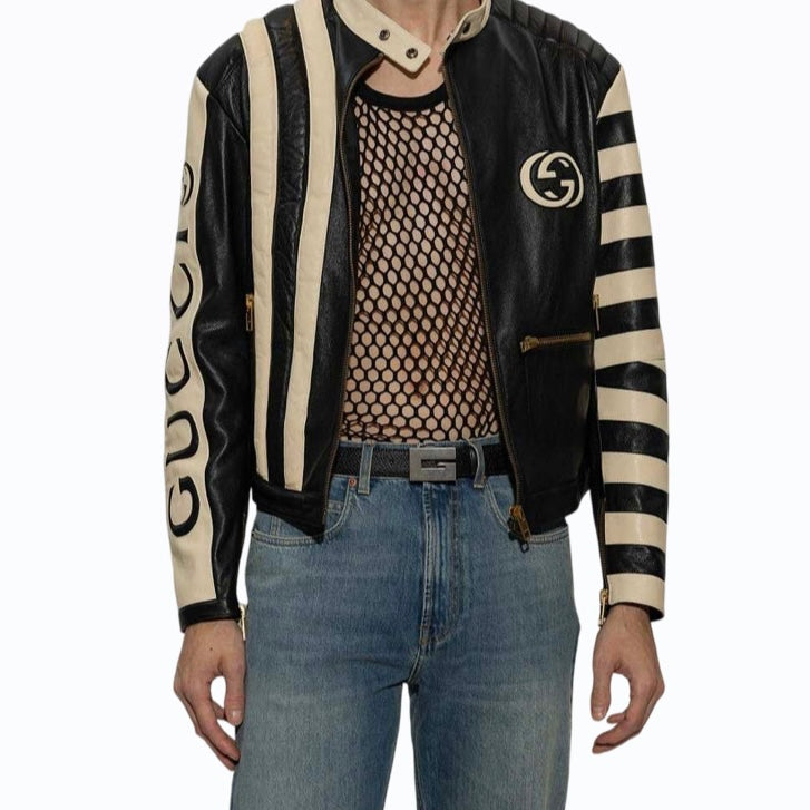 GUCCI BLACK LEATHER BELT