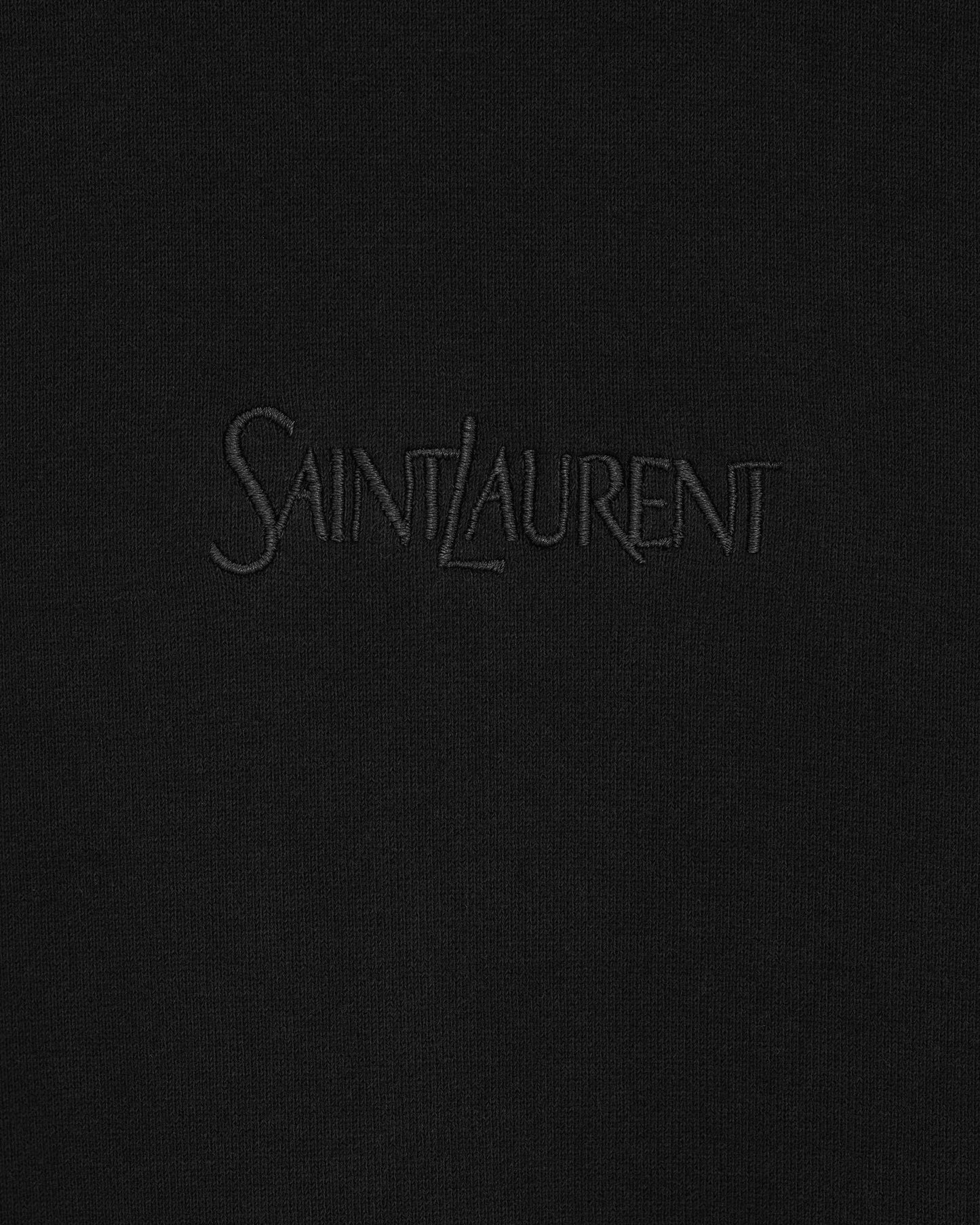 YSL SAINT LAURENT HOODIE BLACK UNISEX