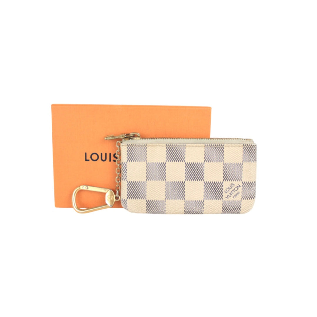 LOUIS VUITTON DAMIER AZUR KEY CLES WALLET