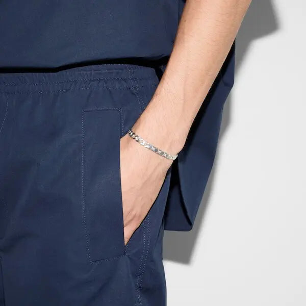 GUCCI GG SILVER TAG UNISEX BRACELET