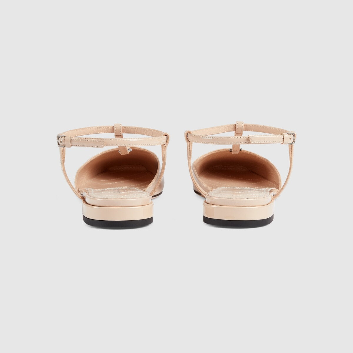 GUCCI CRYSTAL DOUBLE G BALLET FLAT