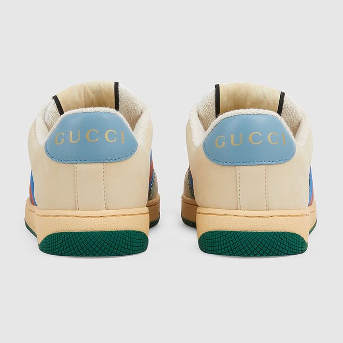 GUCCI GG WOMENS CRYSTAL SCREENER SNEAKERS