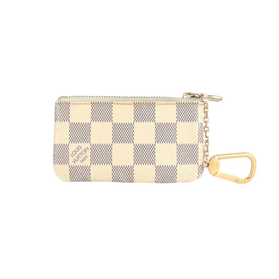 LOUIS VUITTON DAMIER AZUR KEY CLES WALLET