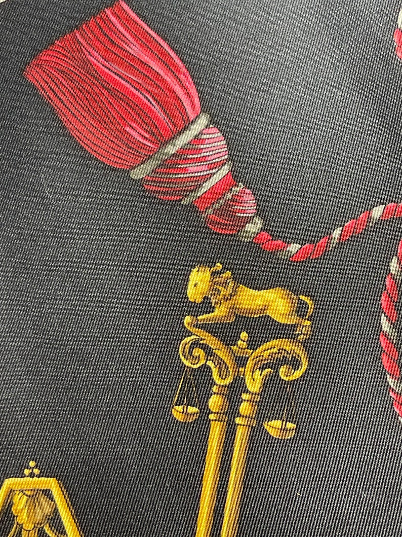 HERMES SILK SCARF PARIS LES CLEFS CATY LATHAM