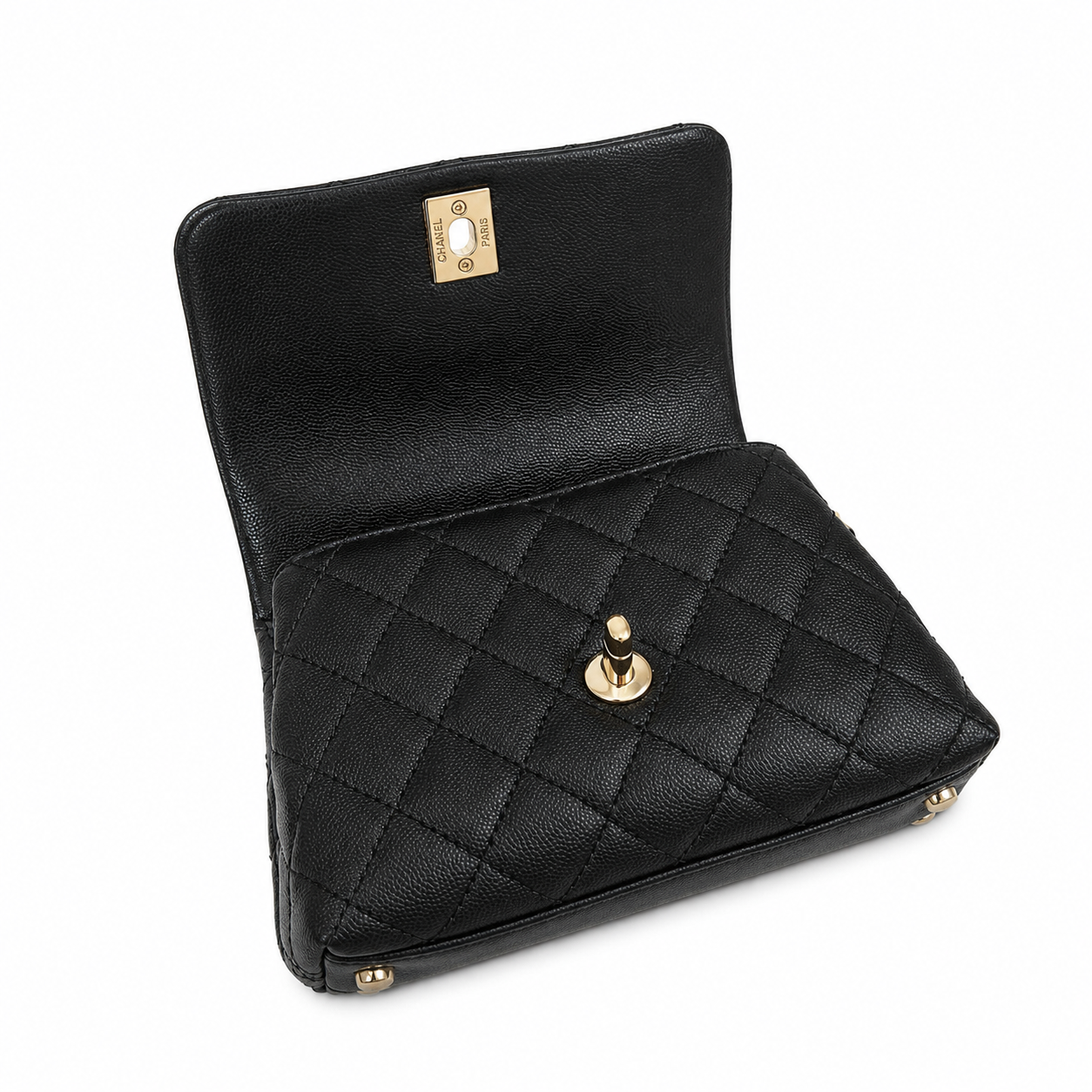 CHANEL CC TOP HANDLE EXTRA MINI CAVIAR