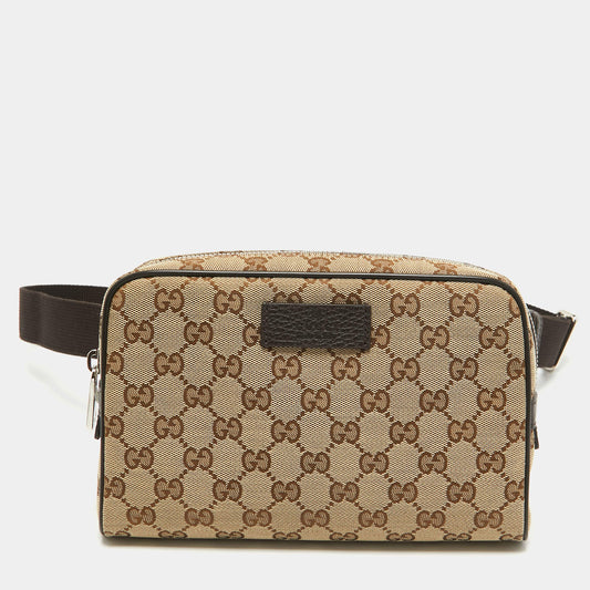 GUCCI GG UNISEX CANVASS BELT BAG