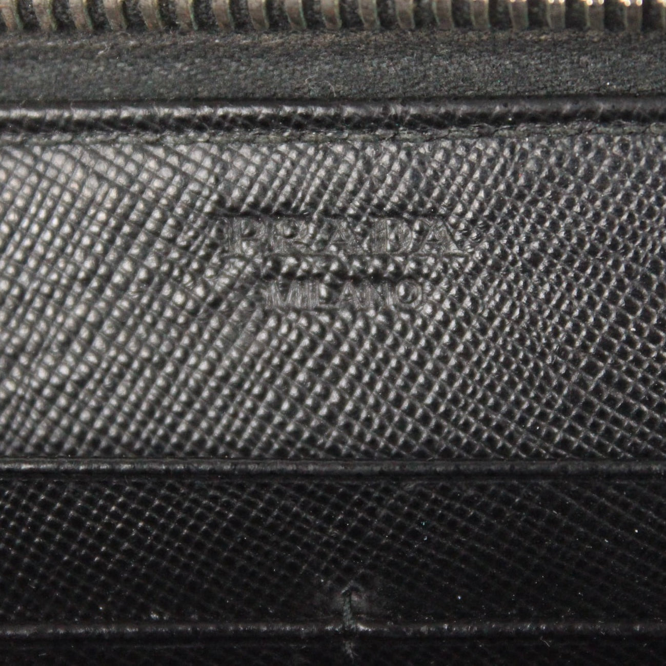 PRADA BLACK SAFFIANO LEATHER WALLET