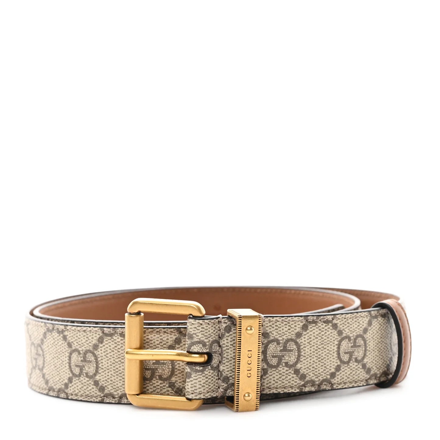 GUCCI GG SUPREME JACQUARD CANVAS UNISEX BELT