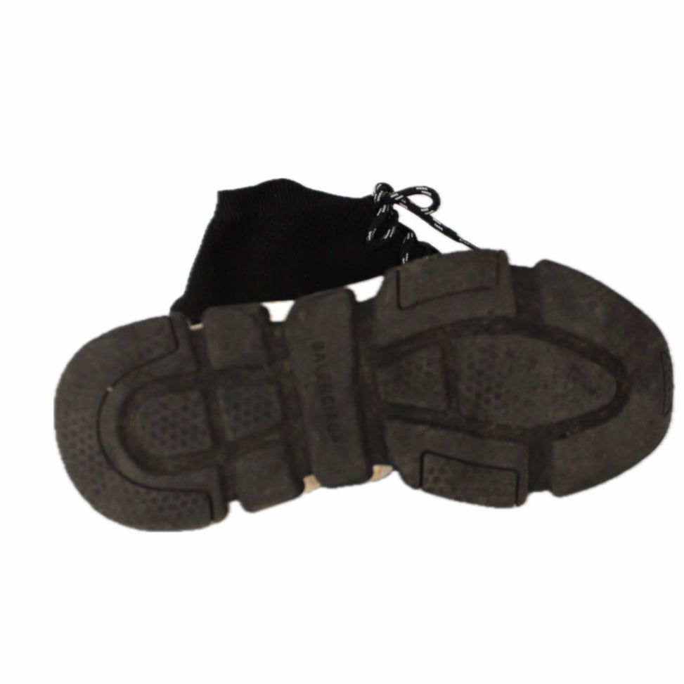 BALENCIAGA BLACK AND WHITE SPEED TRAINERS