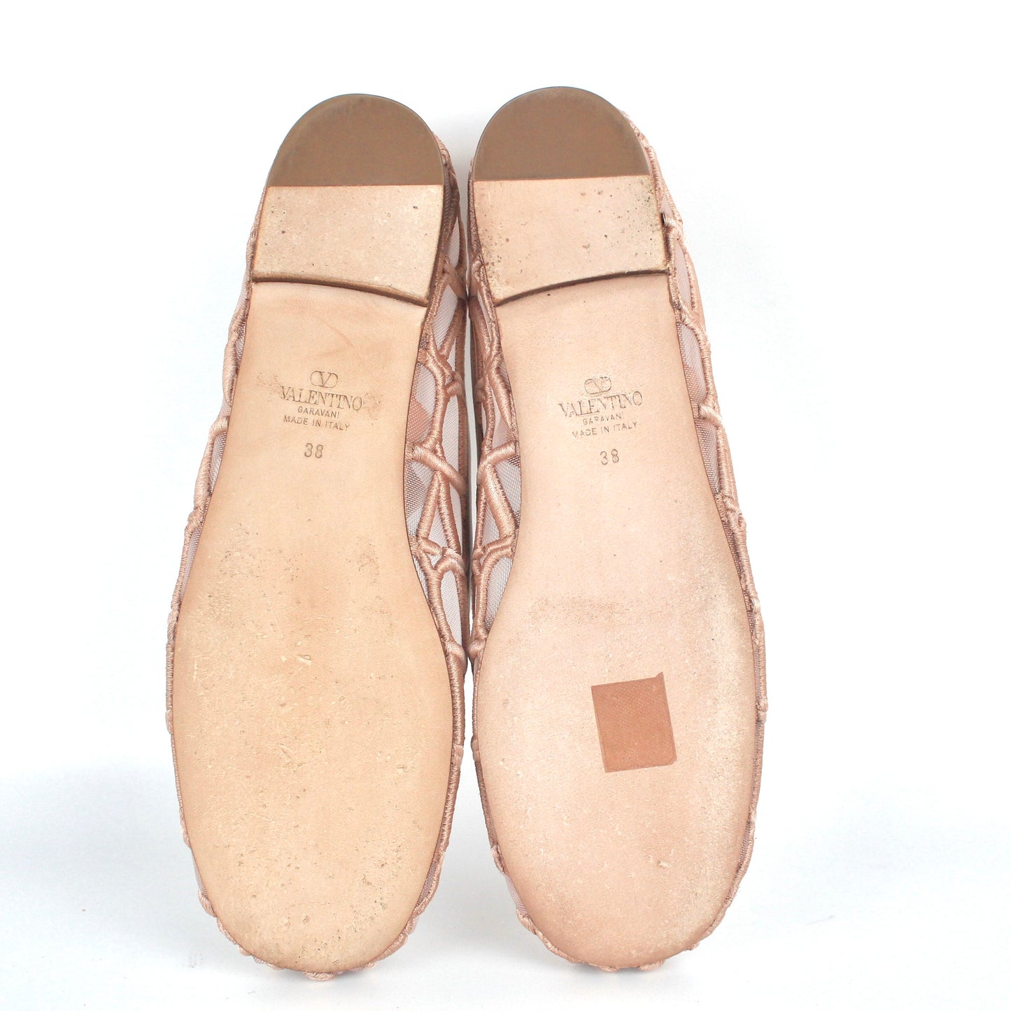 VALENTINO GARAVANI TOILE ICONOGRAPHE BALLERINA SHOES