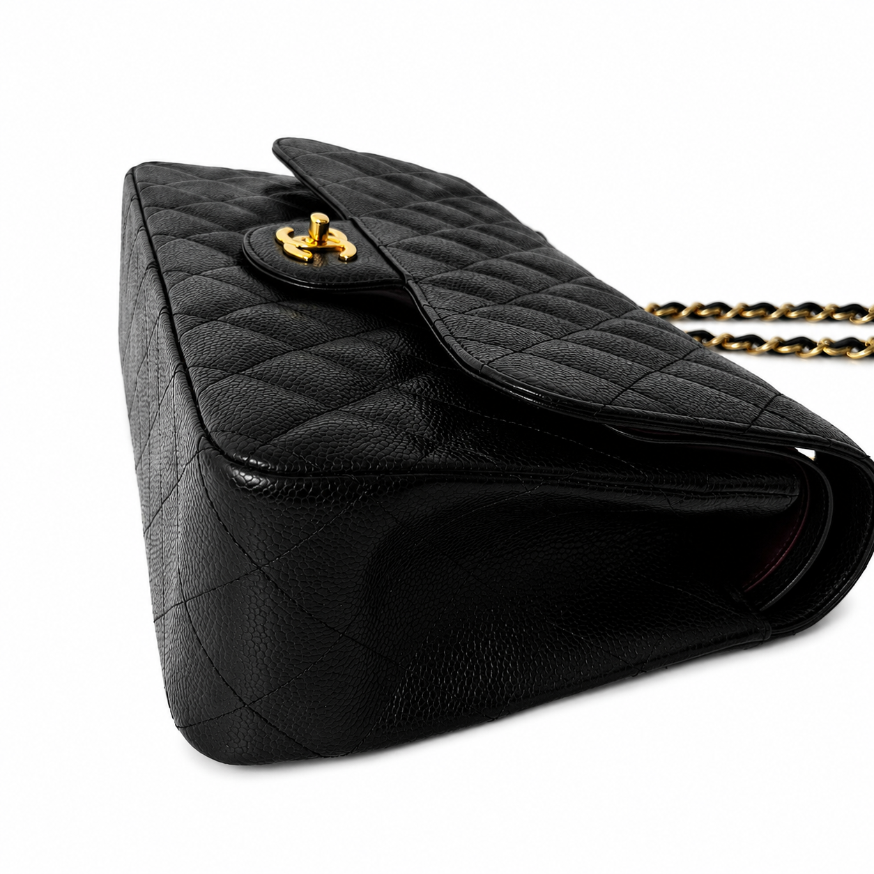 CHANEL CC JUMBO FLAP CAVIAR GHW