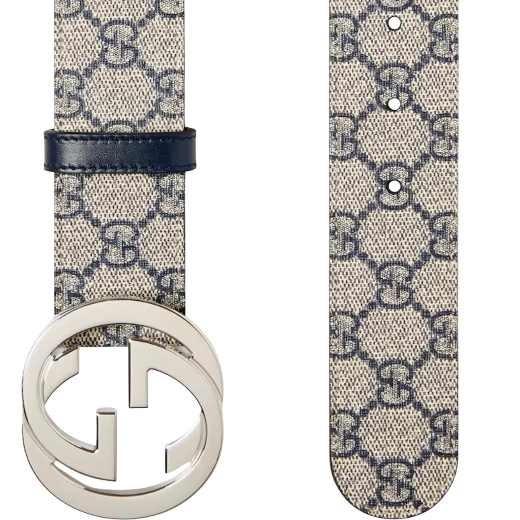 GUCCI SUPREME BELT WITH G BUCKLE