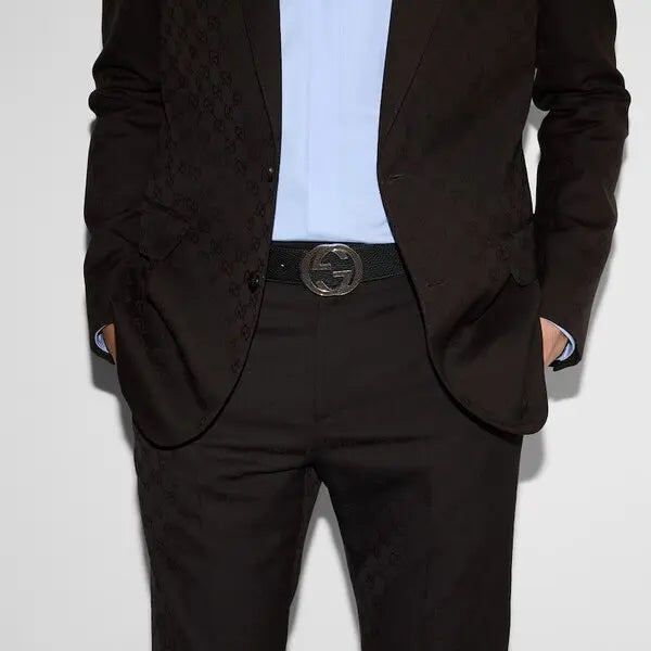 GUCCI GG UNISEX REVERSIBLE LEATHER BELT