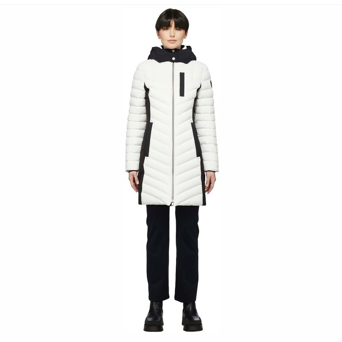 MOOSE KNUCKLES WHITE EAST PRAIRIE PARKA