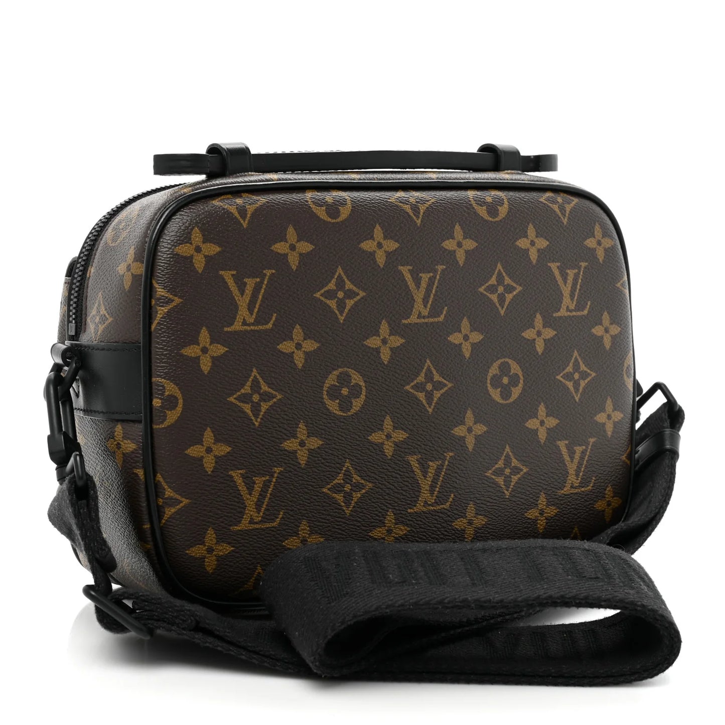 LOUIS VUITTON LV MACASSAR S LOCK MESSENGER CROSSBODY BAG UNISEX