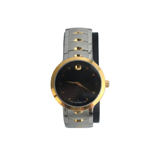 MOVADO LUNO BLACK DIAL MEN’S WATCH