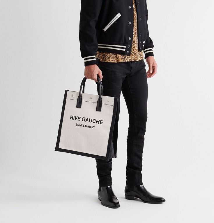YVES SAINT LAURENT RIVE GAUCHE SMALL TALL TOTE YSL