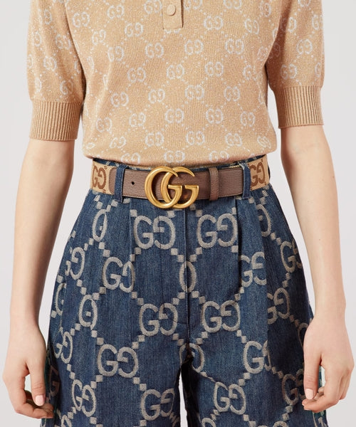 GUCCI GG JUMBO WIDE UNISEX BELT