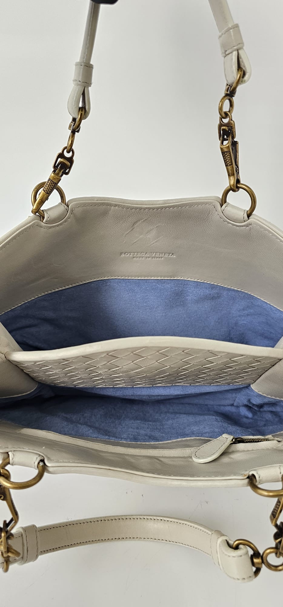BOTTEGA VENETTA INTRECCIATO WOVEN HANDBAG