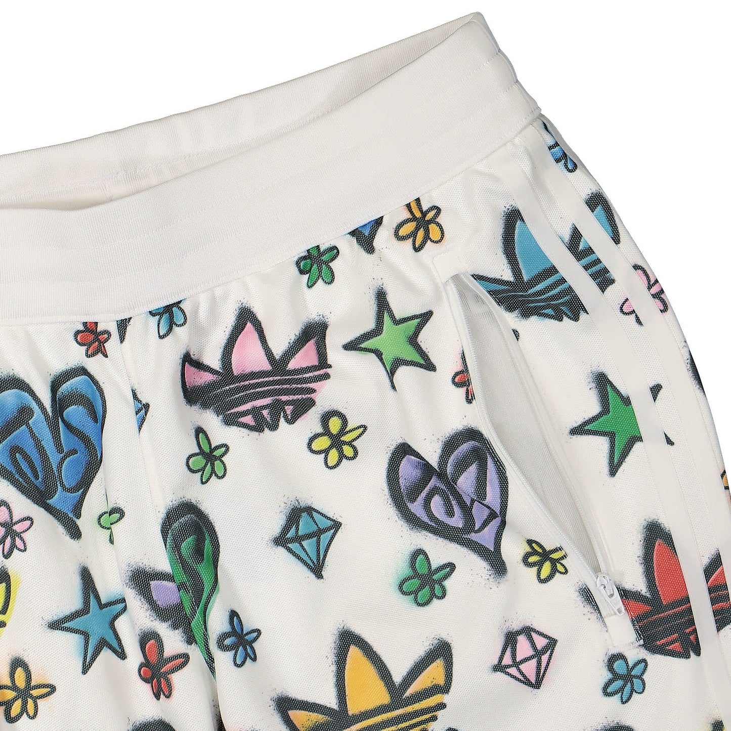 ADIDAS ORIGINALS BY JEREMY SCOTT PANTS IN WHITE
