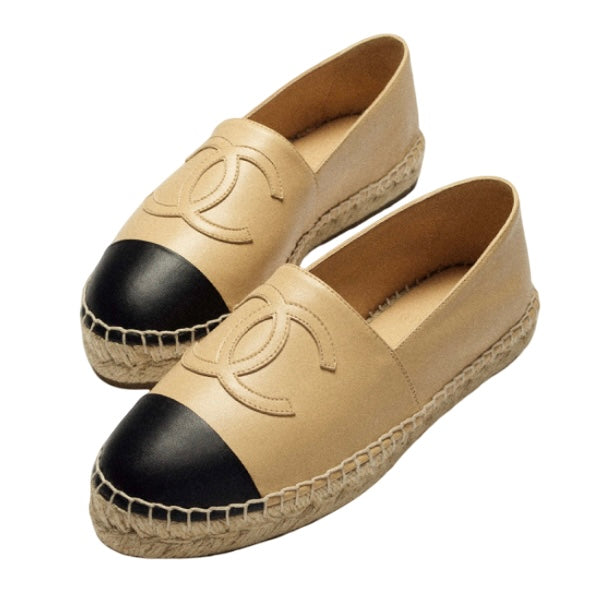 LAMBSKIN LEATHER ESPADRILLE