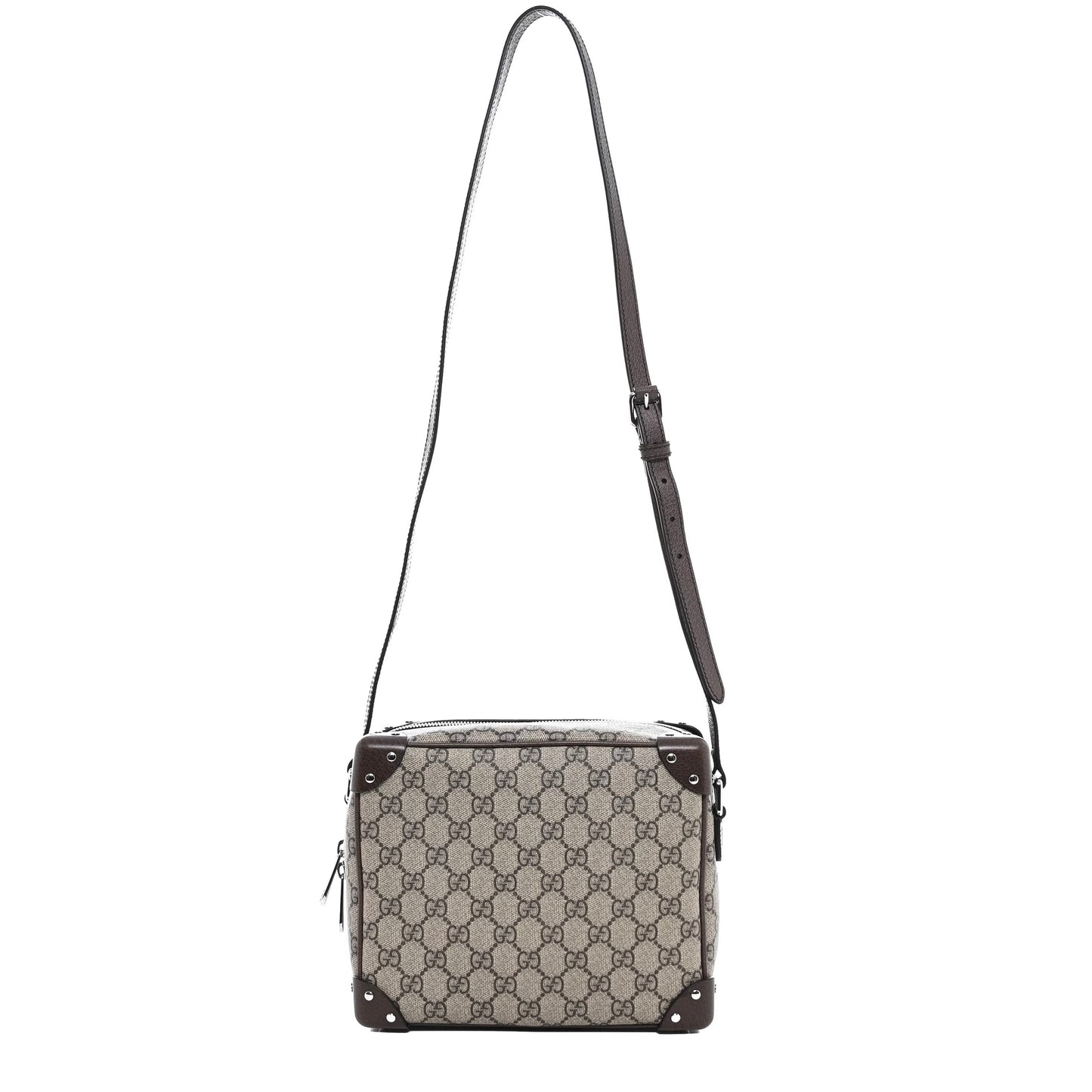 GUCCI SUPREME GG SQUARE TRUNK CROSSBODY