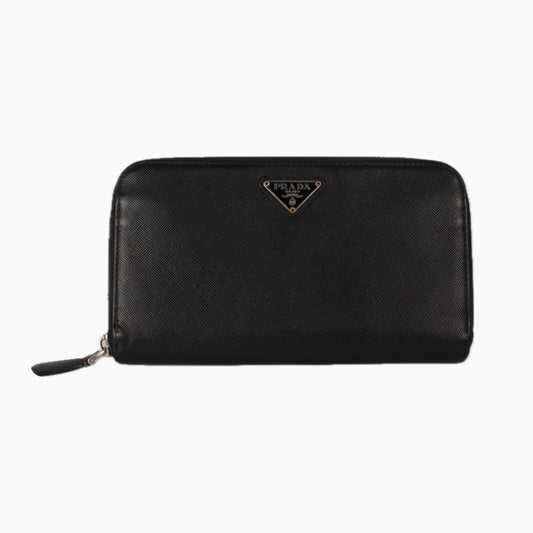 PRADA BLACK SAFFIANO LEATHER WALLET