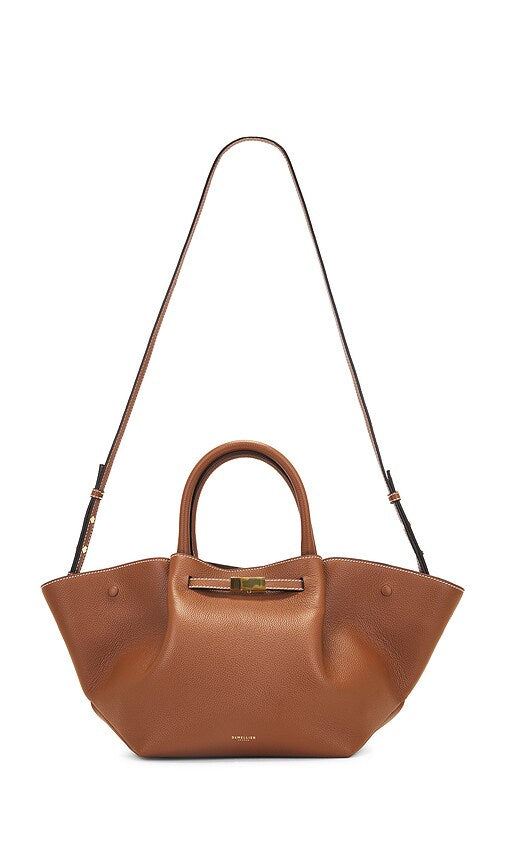DEMELLIER MIDI NEW YORK LEATHER BAG