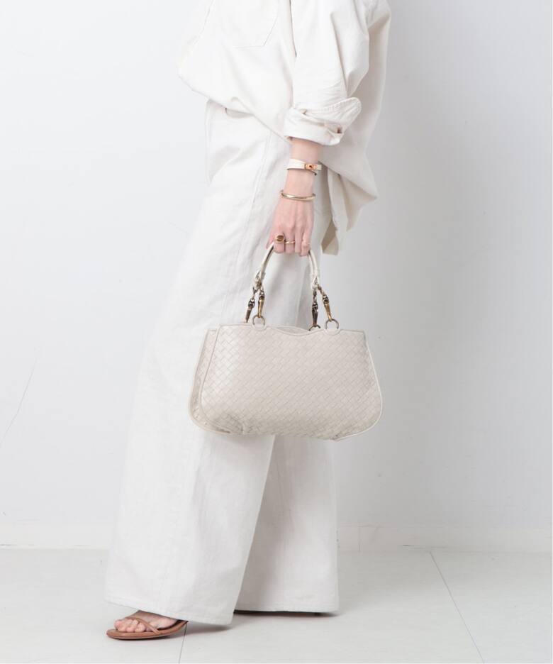 BOTTEGA VENETTA INTRECCIATO WOVEN HANDBAG