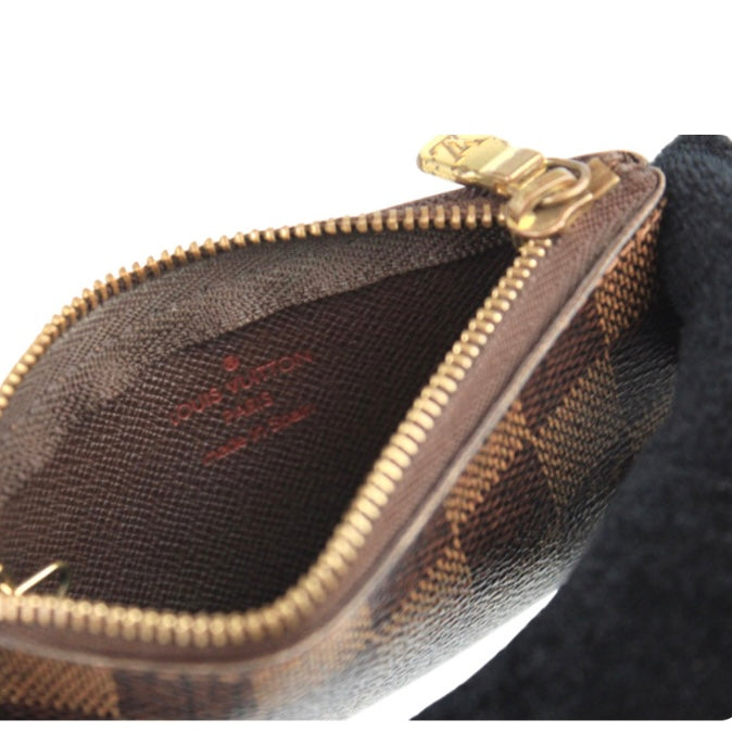 LOUIS VUITTON DAMIER EBENE KEY CLES WALLET