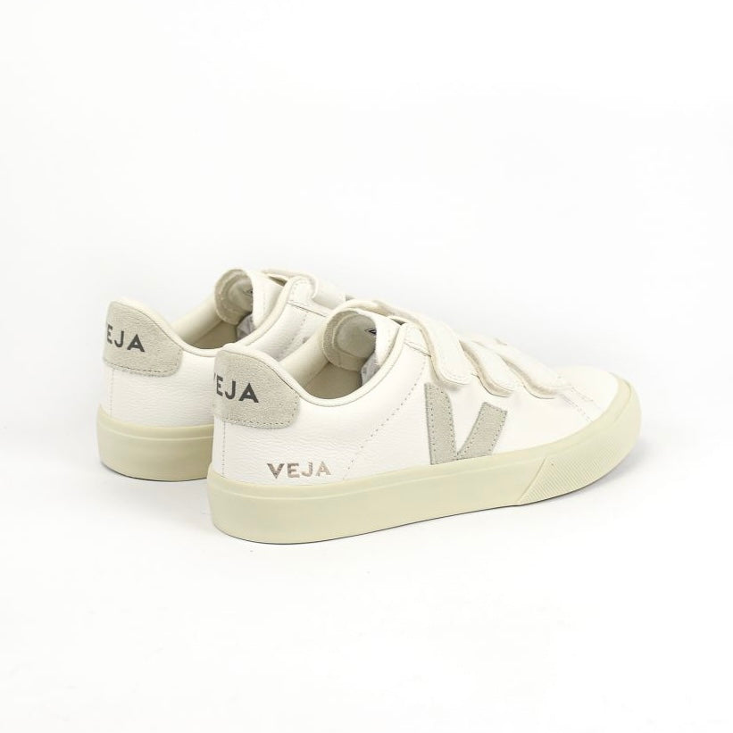 VEJA RECIFE CHROME-FREE LEATHER SNEAKERS