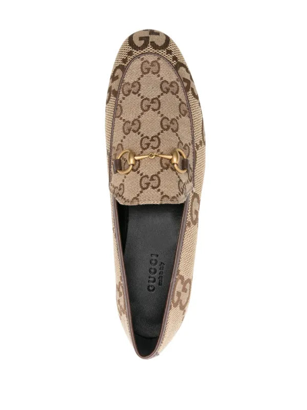 GUCCI GG WOMENS JORDAN JUMBO MONOGRAM LOAFER