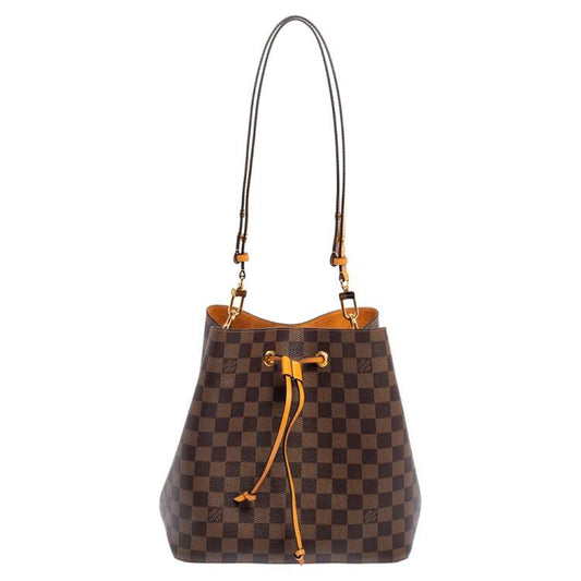 LOUIS VUITTON NEO NOE MUSTARD COLOUR DAMIER EBENE BAG