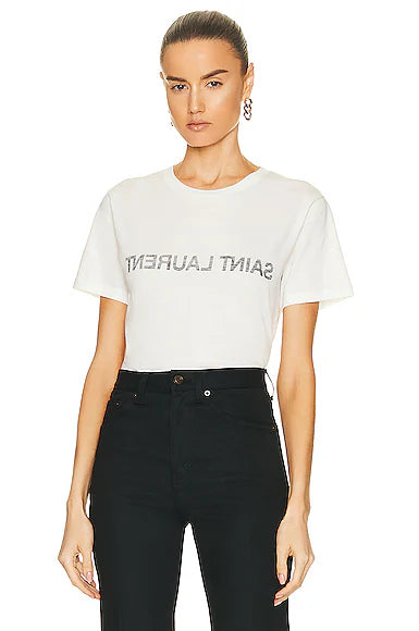 YSL YVES SAINT LAURENT LOGO UNISEX TSHIRT