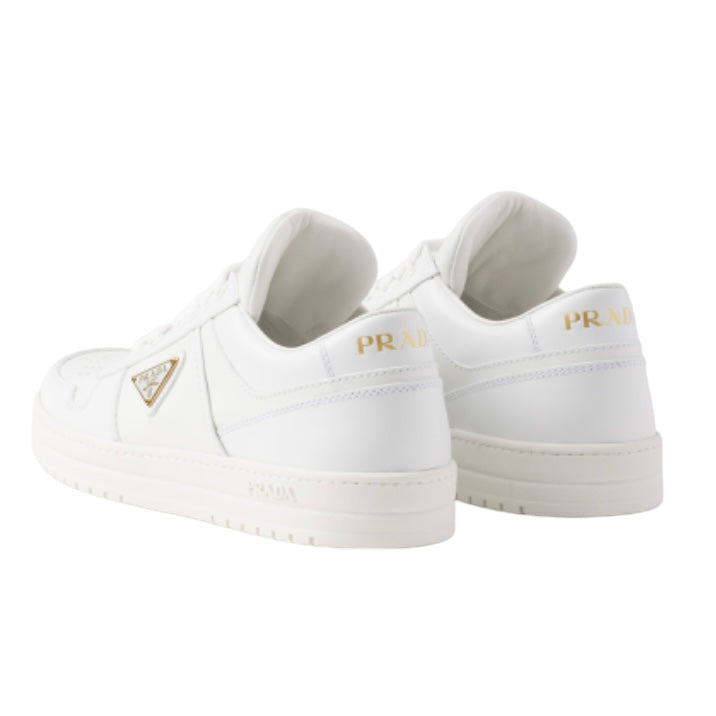 PRADA DOWNTOWN LEATHER SNEAKERS