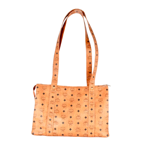 MCM COGNAC SHOPPERS BAG