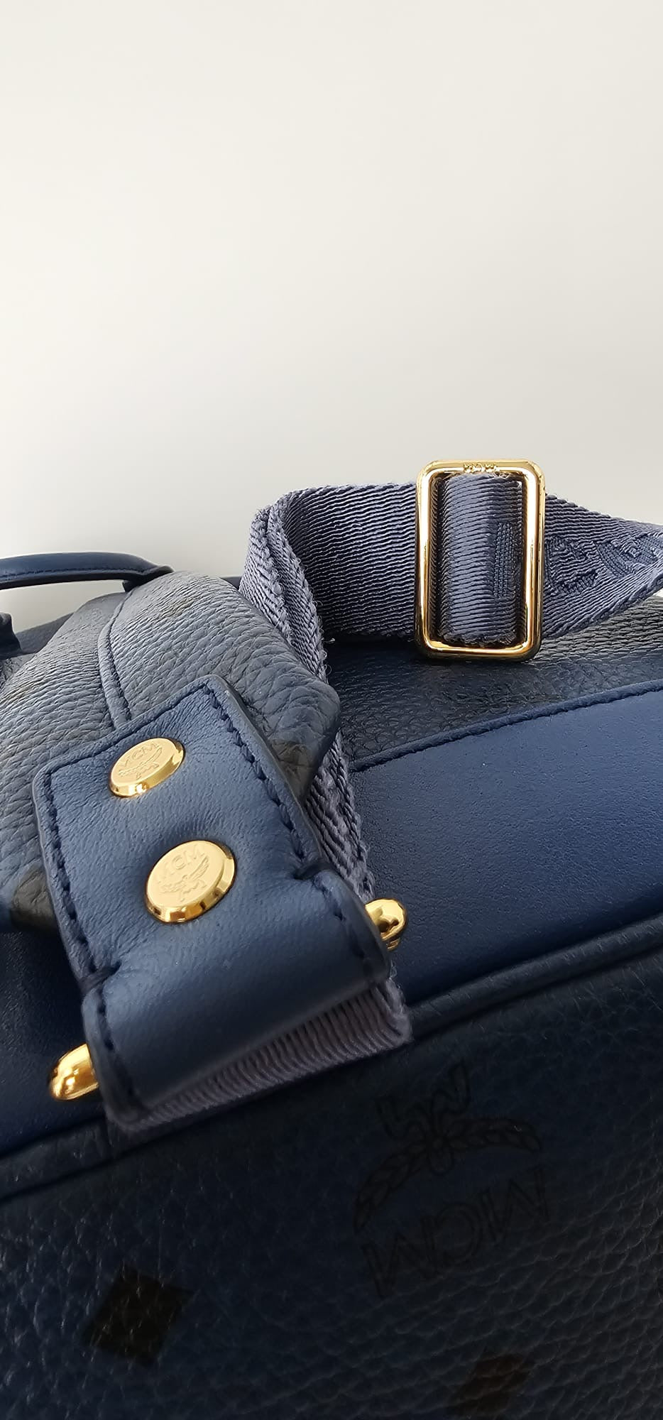 MCM VISETOS STUDDED UNISEX BACKPACK