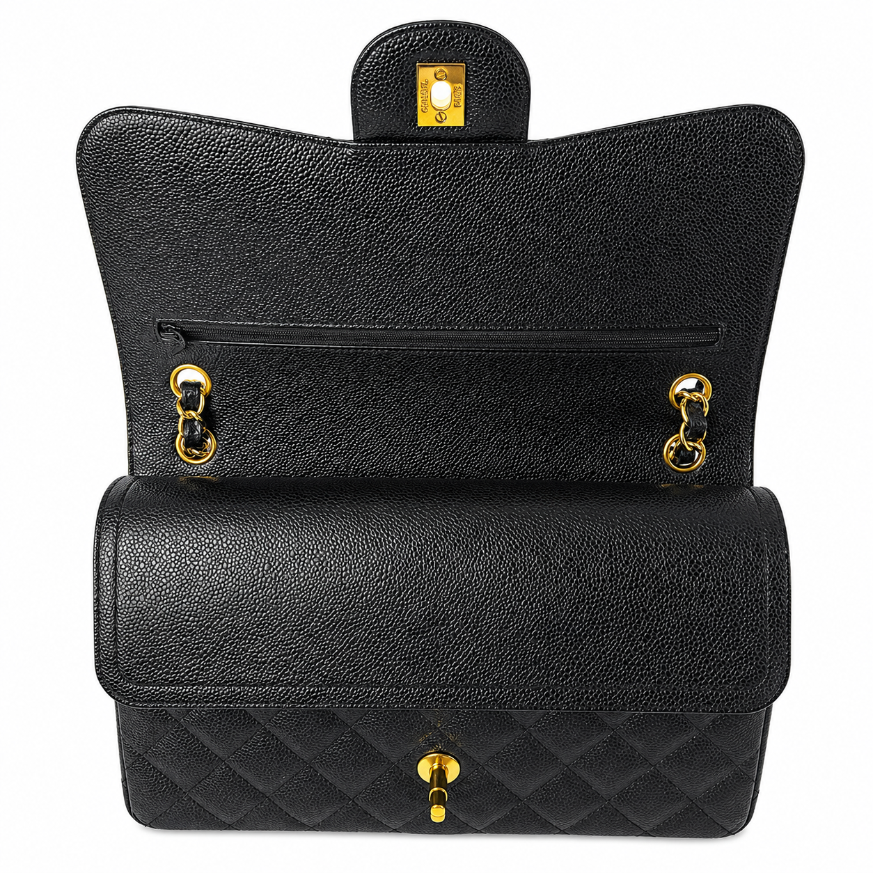 CHANEL CC JUMBO FLAP CAVIAR GHW