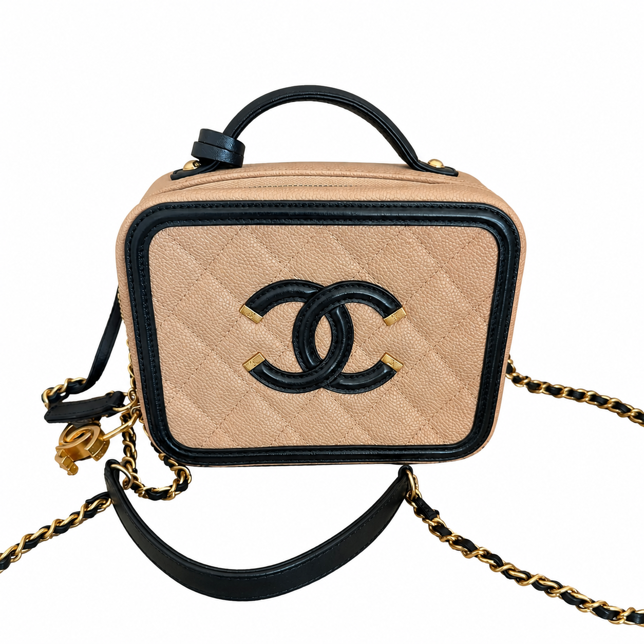 CHANEL CC SMALL FILIGREE VANITY CASE