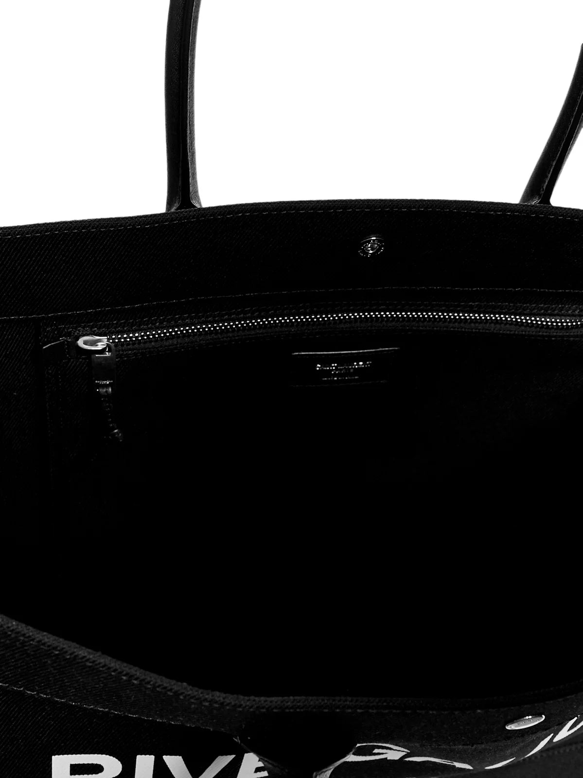 YVES SAINT LAURENT YSL RIVE GAUCHE  BLACK LARGE TOTE