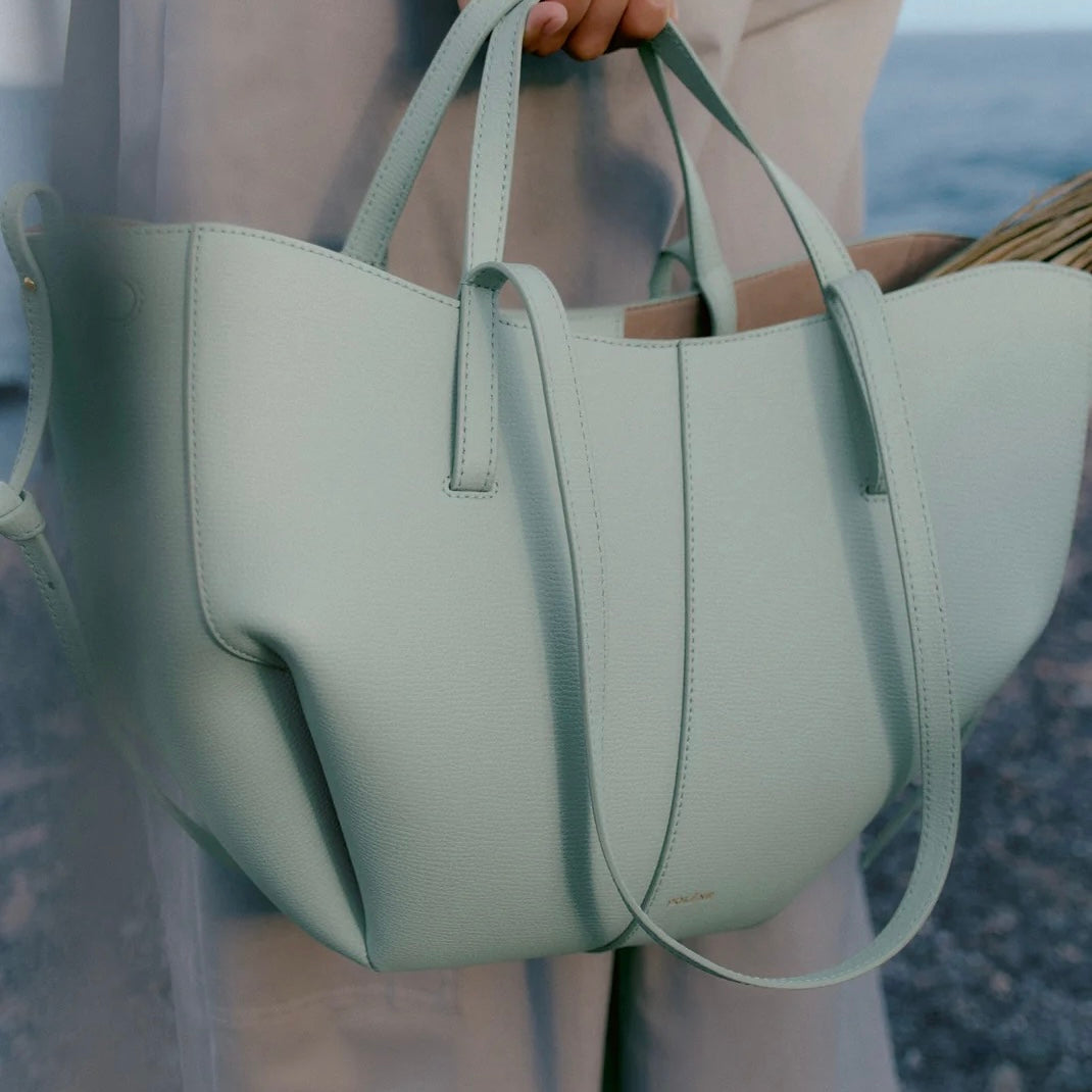 POLENE CYME MINI EDITION TEXTURED SEA FORM