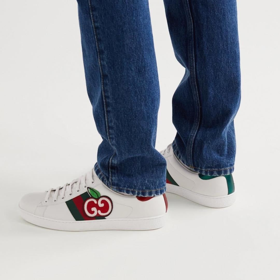 GUCCI ACE SNEAKERS APPLE