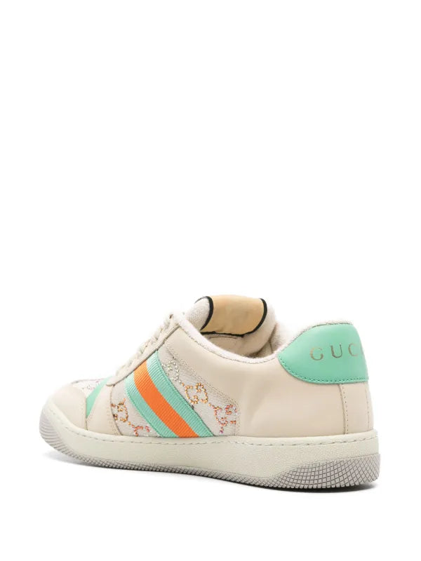 GUCCI GG WOMENS CRYSTAL SCREENER SNEAKERS