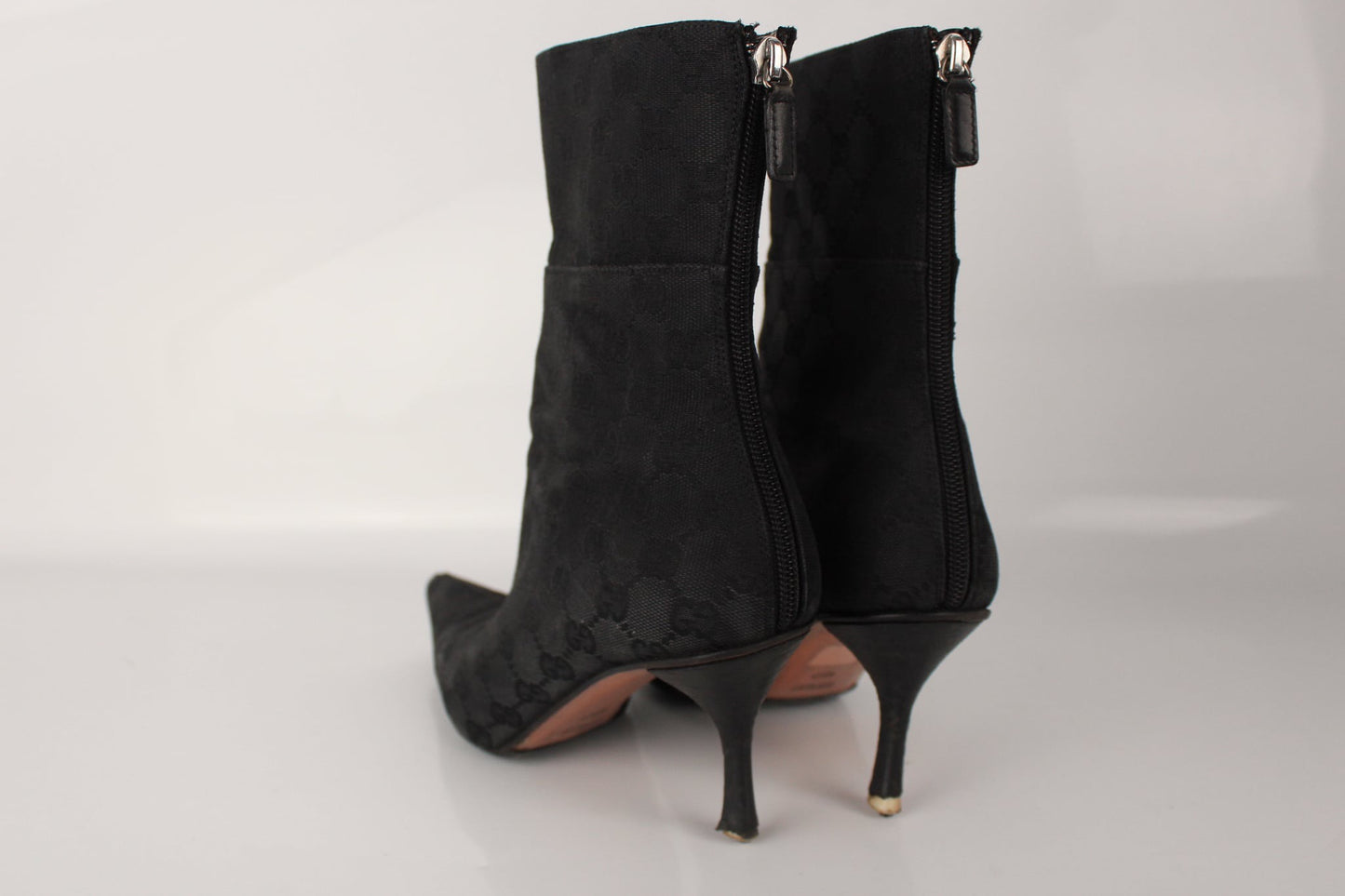 GUCCI GG CANVAS SOCK BOOTS