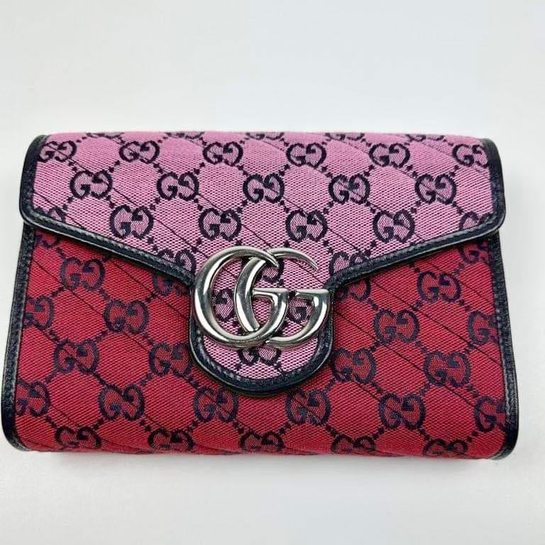 GUCCI MINI GG MARMONT SHOULDER BAG MULTICOLOUR