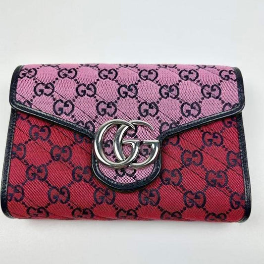 GUCCI MINI GG MARMONT SHOULDER BAG MULTICOLOUR